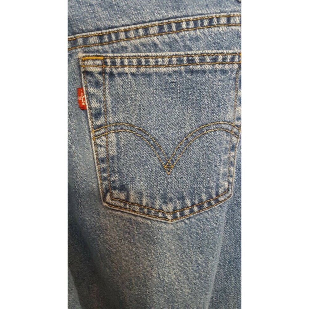 Vintage Levi's 550 Jeans Size 10 30/31 High Waist Tapered Leg Medium Wash Mom - Picture 6 of 11